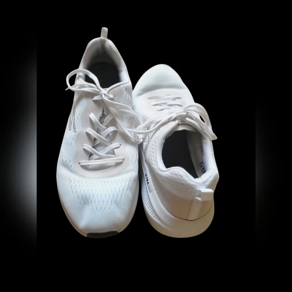 Skechers GORun Elevate Women's White Lace-Up Running Athletic Sneakers, Sz 10 - Picture 3 of 8